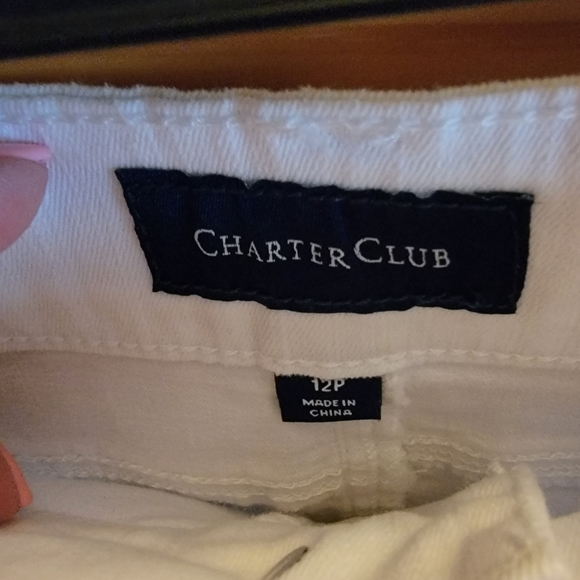 🌸2 for $29, must buy 2!NWOT Charter Club denim mini.  12P.  Great summer skirt. - Picture 3 of 6